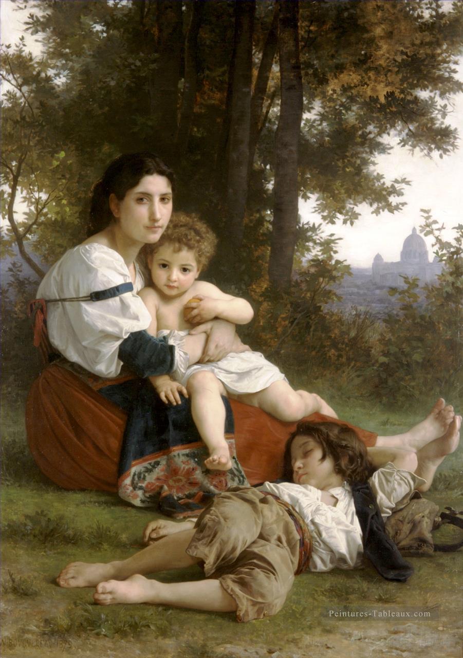 Le repos réalisme William Adolphe Bouguereau Peintures à l'huile